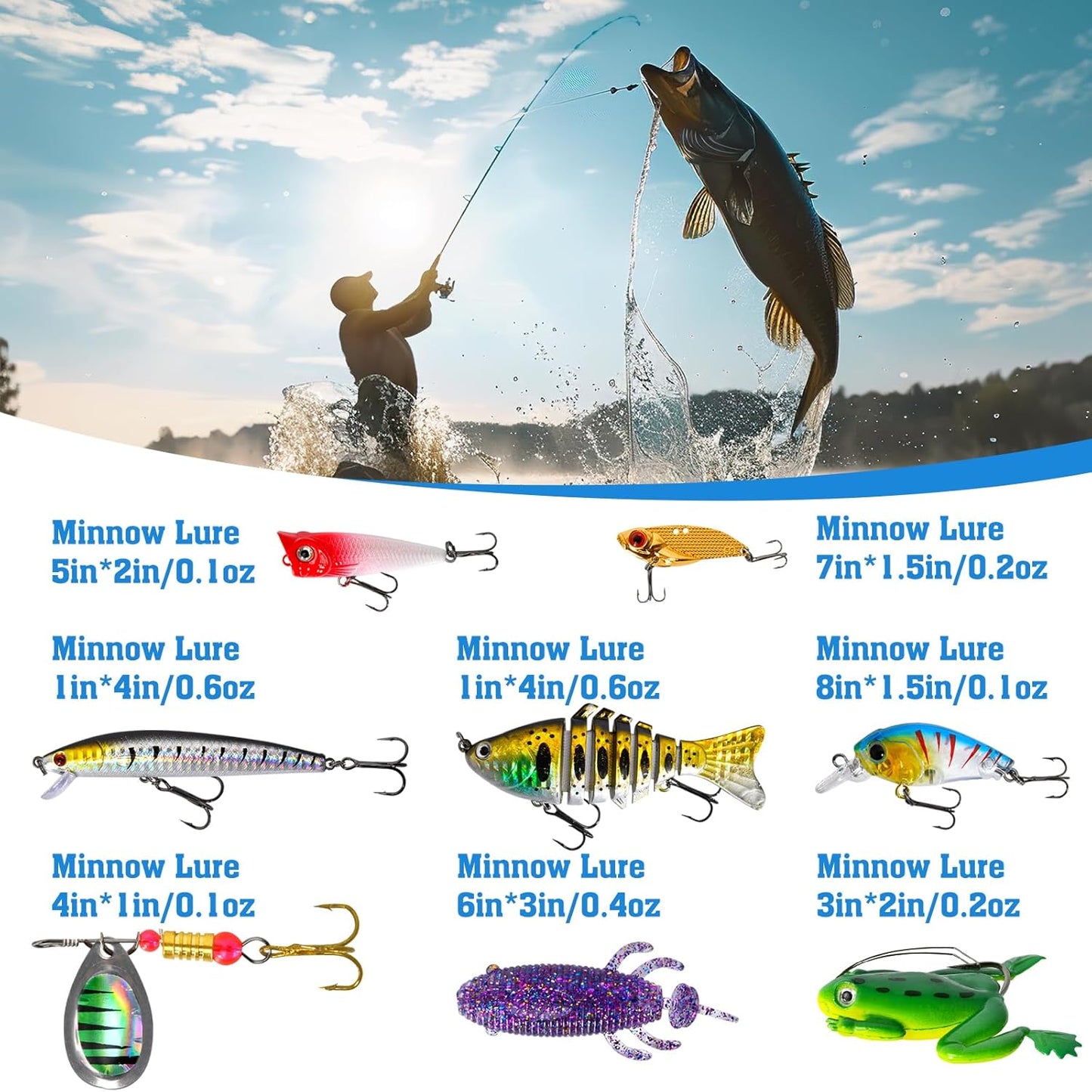 🔥2025 Fishing Advent Calendar Lure Set