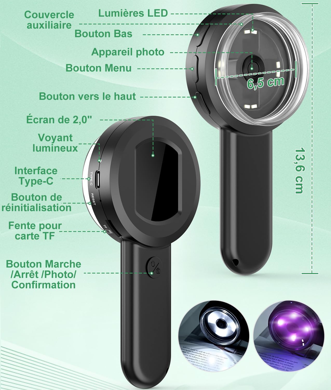 Electronic High-Definition Magnifying Glass